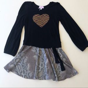 Vintage Sofi snake print dress